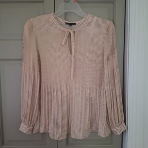 Adrianna Papell Cream Blouse